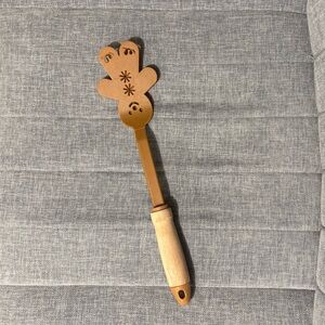Wooden Gingerbread Man Spatula